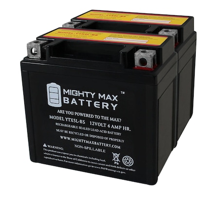 MIGHTY MAX BATTERY Battery for 00-01 Cannondale EX Motorcycle - 2PK MAX3507168